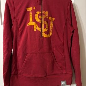 Nike Red‎ ISU Pullover Hoodie